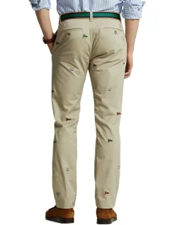 Polo Ralph Lauren Stretch Classic Fit Nautical Chino Pant In Beige -Coats Sales Store 982787680 2 720x928