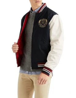 Tommy Hilfiger Reversible Icon Bomber In Blue -Coats Sales Store 983248390 5 720x928