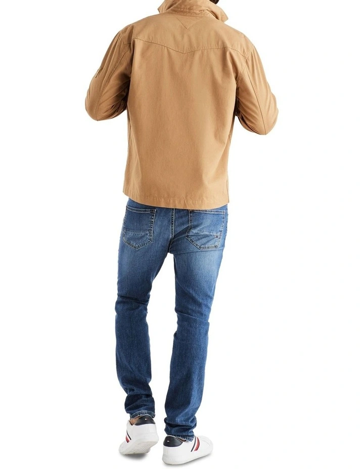 Tommy Hilfiger Twill Shirt Jacket In Countryside Khaki 4 Tommy Hilfiger Twill Shirt Jacket In Countryside Khaki - Image 2