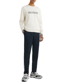 Tommy Hilfiger Chelsea Tapered Pull On Side Tape Pant In Blue -Coats Sales Store 983250910 4 720x928