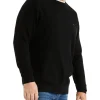 Tommy Hilfiger Cross Structure Crew Neck Knit In Black -Coats Sales Store 983252800 1 720x928