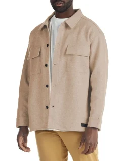 Nana Judy Durant Shacket In Beige 7 Nana Judy Durant Shacket In Beige -Coats Sales Store 983290600 2 1 720x928