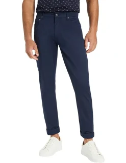 Marcs Jackson 5 Pocket Stretch Pant In Navy