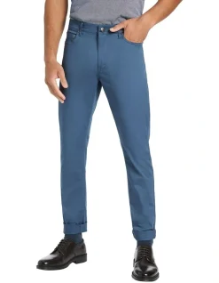 Marcs Jackson 5 Pocket Stretch Pant In Slate