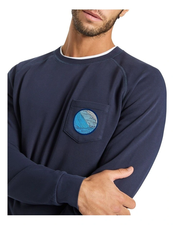 Marcs Nami Sweater In Navy 5 Marcs Nami Sweater In Navy - Image 3