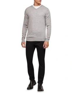 Oxford Luka Stretch Casual Pants In Black -Coats Sales Store 986194090 5 720x928