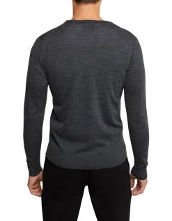 Oxford V-Neck Pure Merino Wool Pullover In Grey 10 Oxford V-Neck Pure Merino Wool Pullover In Grey -Coats Sales Store 986194630 3 1 720x928
