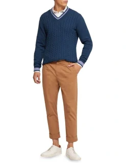 Oxford Logan Cricket Knit Pullover In Blue 12 Oxford Logan Cricket Knit Pullover In Blue -Coats Sales Store 986195080 5 1 720x928