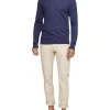 Oxford V-Neck Pure Merino Wool Pullover In Blue 1 Oxford V-Neck Pure Merino Wool Pullover In Blue -Coats Sales Store 986195800 1 720x928