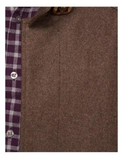 Oxford Roger Wool Rich Overcoat In Brown -Coats Sales Store 986203990 6 720x928