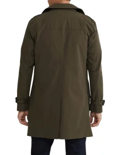 Oxford Marco Short Trench Coat In Dark Khaki 10 Oxford Marco Short Trench Coat In Dark Khaki -Coats Sales Store 986206420 3 720x928
