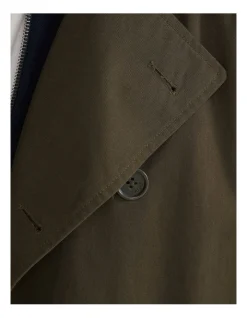 Oxford Marco Short Trench Coat In Dark Khaki 13 Oxford Marco Short Trench Coat In Dark Khaki -Coats Sales Store 986206420 6 720x928