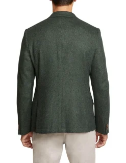 Oxford Milton Wool Rich Blazer In Green -Coats Sales Store 987064390 3 720x928