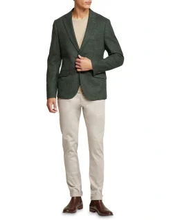 Oxford Milton Wool Rich Blazer In Green -Coats Sales Store 987064390 5 720x928