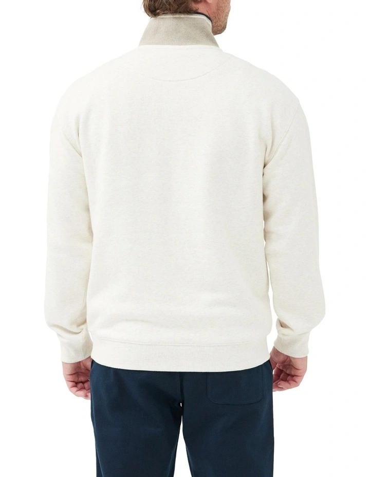 Rodd & Gunn Alford Forest Sweat In Cream 4 Rodd & Gunn Alford Forest Sweat In Cream - Image 2