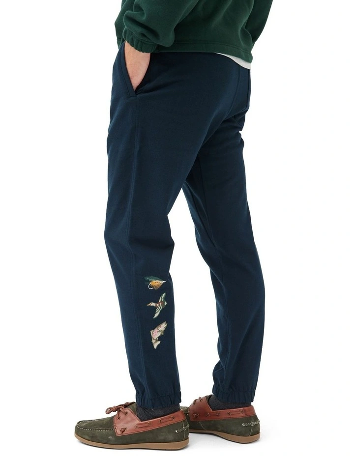 Rodd & Gunn Elk Wing Track Pant In Blue 7 Rodd & Gunn Elk Wing Track Pant In Blue - Image 5