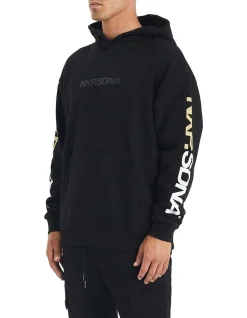 Nena & Pasadena Collingwood Relaxed Fit Hoodie In Black -Coats Sales Store 991045810 3 720x928