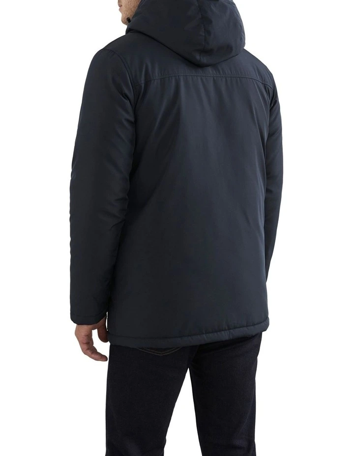 French Connection Water Resistant Parka In Blue 5 French Connection Water Resistant Parka In Blue - Image 3