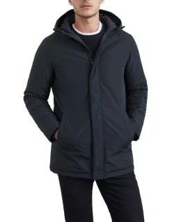 French Connection Water Resistant Parka In Blue 11 French Connection Water Resistant Parka In Blue -Coats Sales Store 991621180 5 720x928