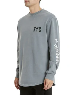 KSCY Easton Dual Curved Sweater In Grey -Coats Sales Store 991651150 4 720x928