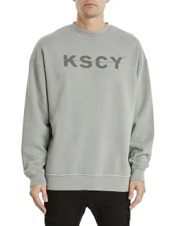 KSCY Yale Relaxed Sweater In Grey
