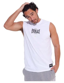 Everlast Jersey Muscle Tee 1910 In Optic White