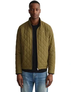 Gant Quilted Windcheater In Green