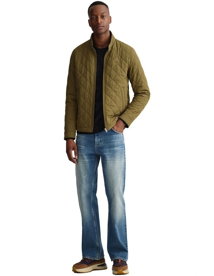 Gant Quilted Windcheater In Green 6 Gant Quilted Windcheater In Green - Image 4