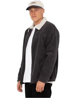 Rusty Coup Cord Jacket In Black -Coats Sales Store 993703600 3 720x928