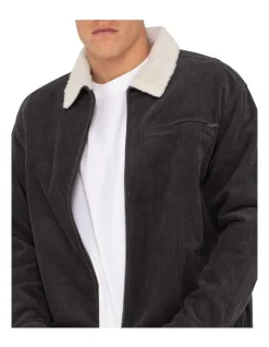 Rusty Coup Cord Jacket In Black -Coats Sales Store 993703600 6 720x928