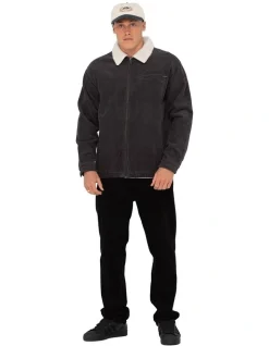 Rusty Coup Cord Jacket In Black -Coats Sales Store 993703600 7 720x928