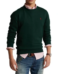 Polo Ralph Lauren Fleece Sweatshirt In Green