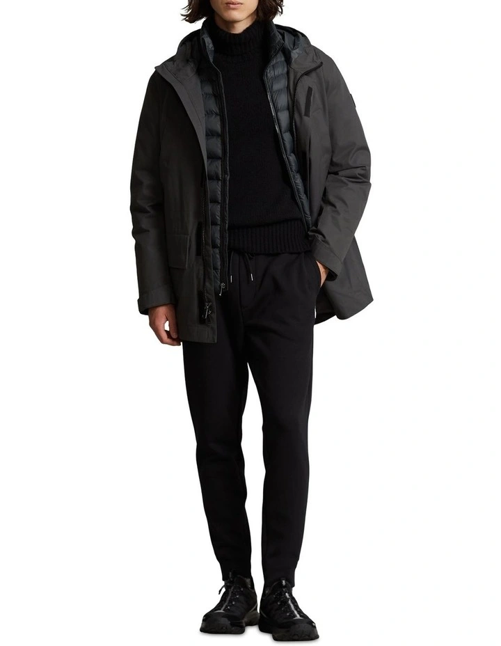 Polo Ralph Lauren Twill Hooded Coat & Quilted Liner In Grey 5 Polo Ralph Lauren Twill Hooded Coat & Quilted Liner In Grey - Image 3