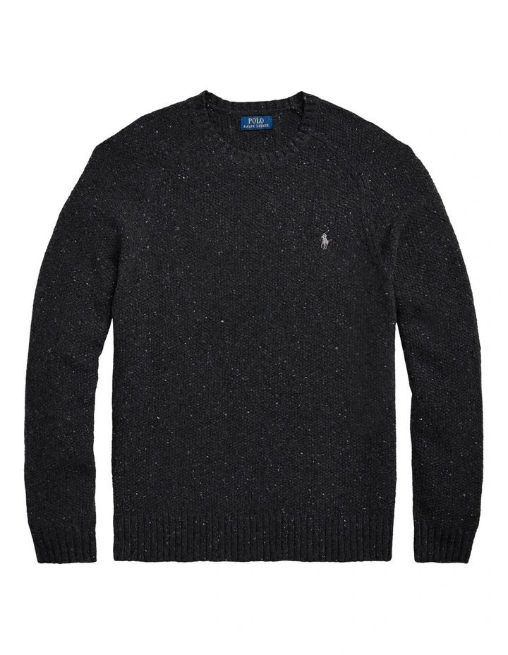 Polo Ralph Lauren Textured Wool Blend Sweater In Grey 6 Polo Ralph Lauren Textured Wool Blend Sweater In Grey - Image 4